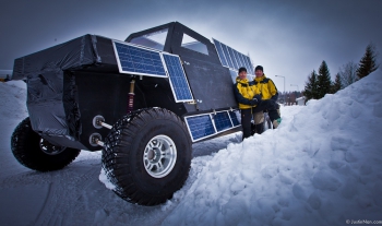 De solartruck van Missie Antarctica 2048