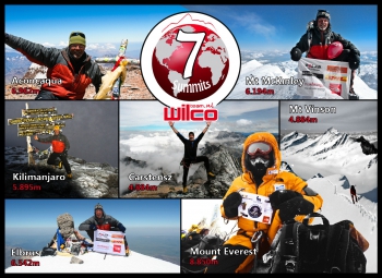 De 7 summits van Wilco van Rooijen. Foto www.TeamWilco.nl