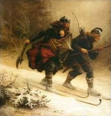 19e eeuwse skiërs