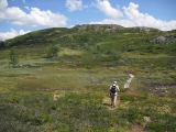 Wandelen in Noorwegen. foto A Visscher