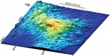 William Sager. 3-D kaart van het Tamu Massief 