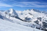 Skipiste Avoriaz in Portes Du Soleil, Zwitserland. Foto Guillaume Baviere  