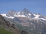 De Grossglockner, die de twee klimmers vanaf de linkerzijde beklommen.