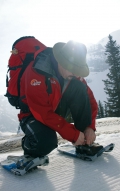 Sneeuwschoenwandelen rondom de Gemnipas in Wallis/Berner Oberland  
