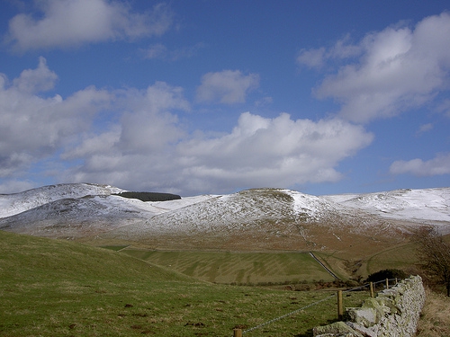 The Cheviots, een berggebied in de Cheviot Hills bij de Schotse grens. Foto Bods