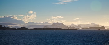 Afscheid uitzicht Peninsula en South Shetland. Foto Janine Oosterhuis