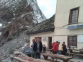 De oude Hornlihut aan de voet van de Matterhorn, Zwitserland