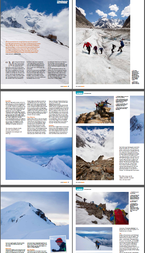 Mont Blanc expeditielezersreis in Bergen Magazine