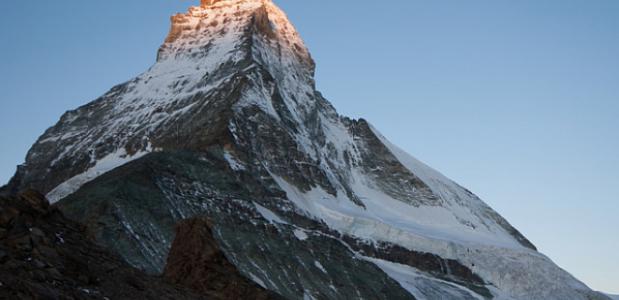 Matterhorn in de ochtendzon. Foto Fenneke Visscher