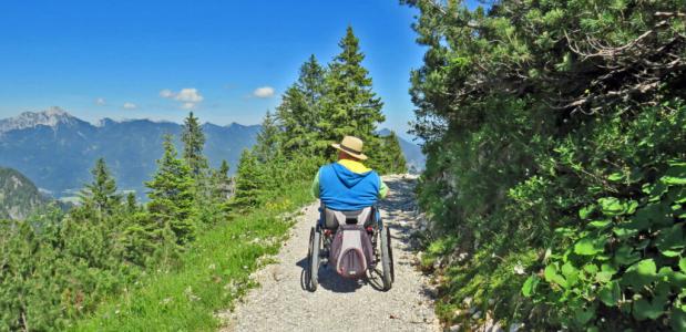 rolstoeltoegankelijke bergwandeling