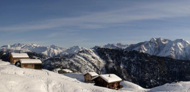 Het zwitserse skigebied Belalp ligt op de Aletschgletsjer in Wallis.