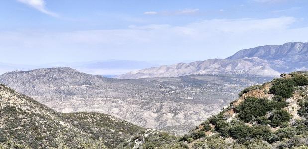 De uitzichten maakten de zware beklimmingen meer dan goed wandelen pct