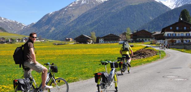 Fietsen in Zuid-Tirol. Foto Tjeerd Langstra
