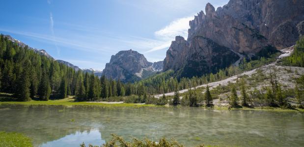 Uitzicht op het Lech de Campedel © Val Gardena, DiegopesxVCINEMITES Uitzicht op het Lech de Campedel