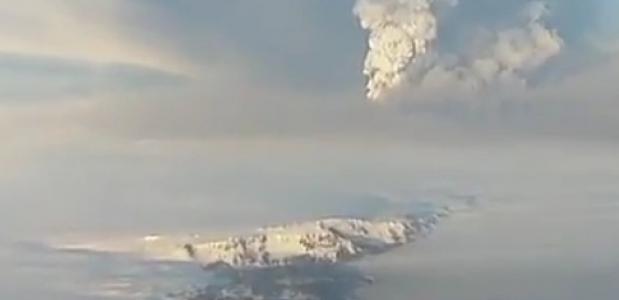 Uitbarsting Grimsvötn in IJsland