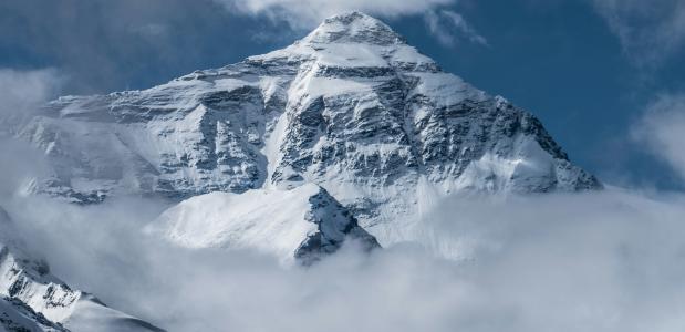 uitzicht op mount everest