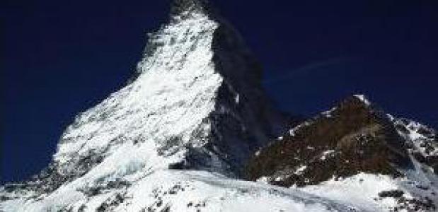 De Matterhorn in Zwitserland.