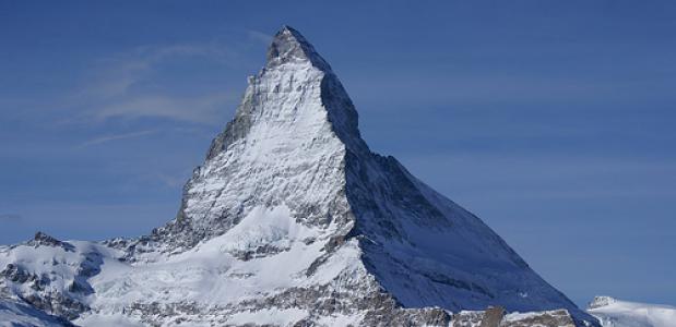 De beroemde Matterhorn in Zwitserland. Foto alex.ch