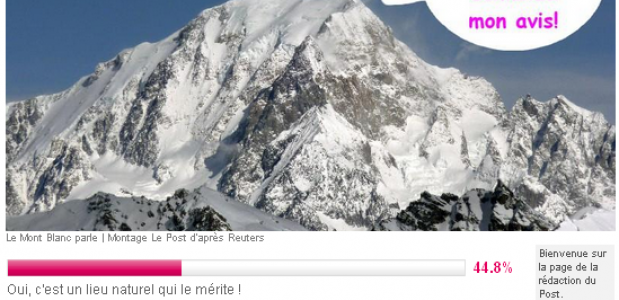 Voor- en tegenstemmers voor de Mont Blanc