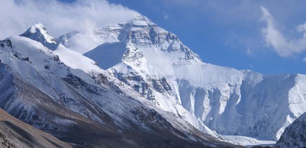 Mount Everest vanaf kamp 1 ©Rupert Taylor-Price