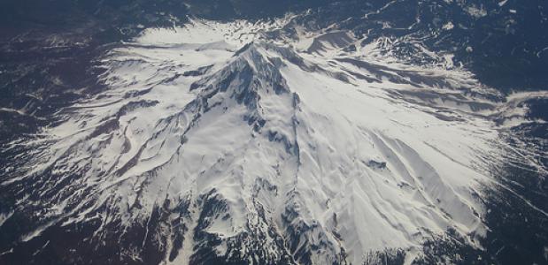 Mount Hood in Oregon. Foto Bruwbooks