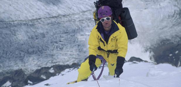 Thierry Schmitter tijdens de K2-expeditie.