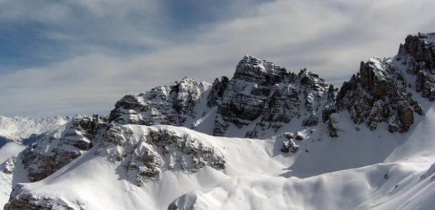 De alpen van Tirol in Oostenrijk.