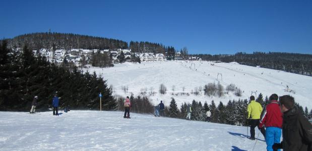 Wintersport in Winterberg. Foto Robin Bos