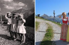 Een van de foto's uit de Nostalgie-serie van Vorarlberg
