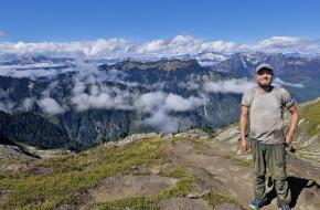 Thomas op de Pacific Crest Trail