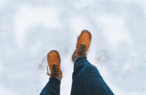 koude voeten winterwandeling