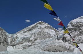 De noordzijde van de Everest