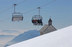 Wintersport in Zuid-Tirol. Foto Frieder Blickle