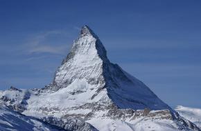 Matterhorn in Zwitserland. Foto Alex.ch
