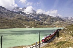 Treinreizen in Zwitserland. Foto Mevrouw Klooswijk