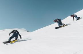 Ski mensen wedstrijd