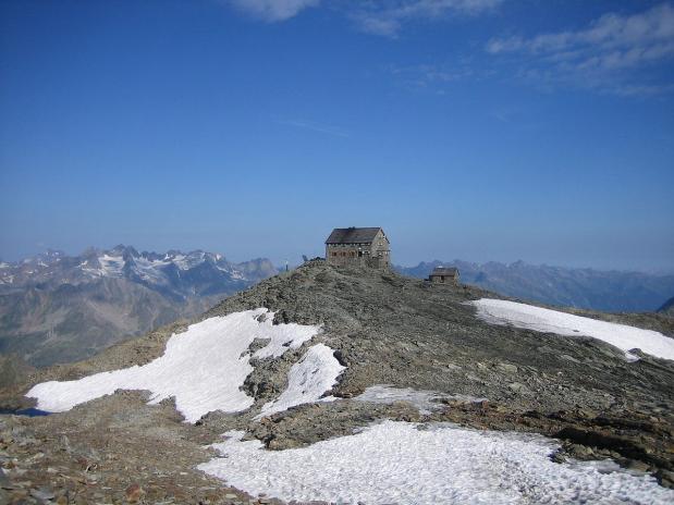 Hoogste hutten van de alpen Hochstubaihutte