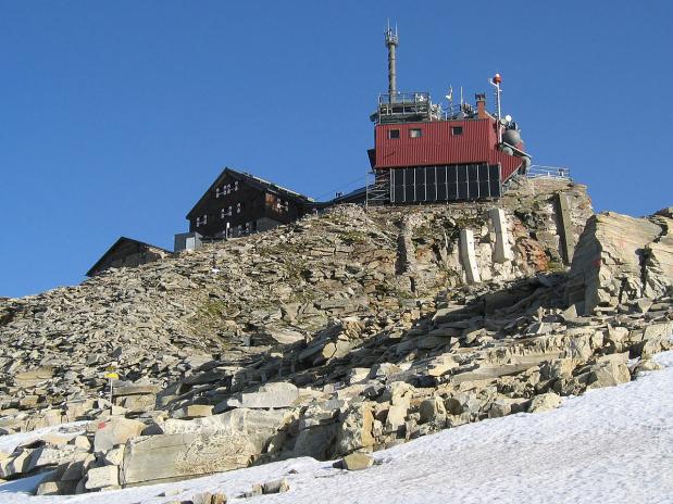 Hoogste hutten van de alpen Zittelhaus