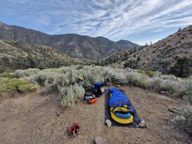 wandelen over de PCT