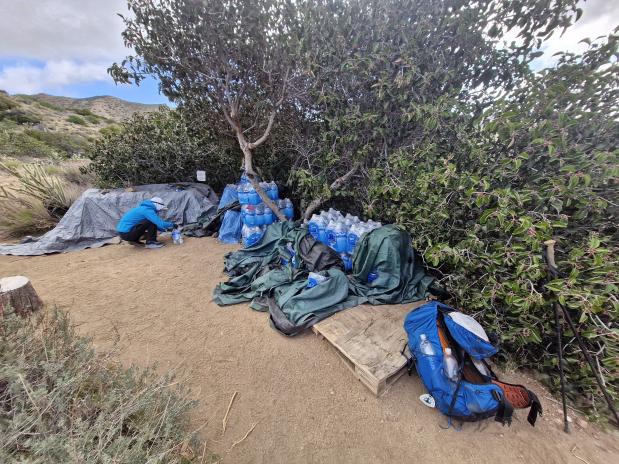 wandelen over de PCT