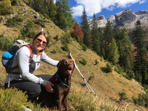 Wandelen met je hond in de Dolomieten