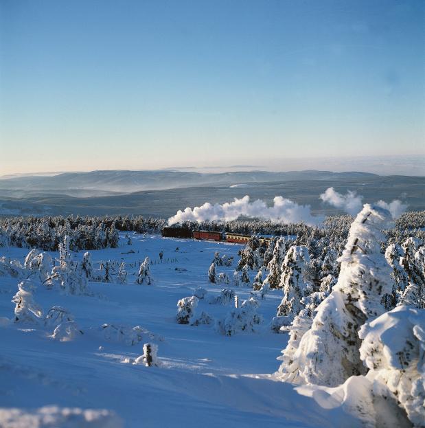 De Brockenbahn in de winter