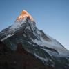 Matterhorn in de ochtendzon. Foto Fenneke Visscher