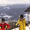 ski plezier mensen lachen