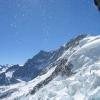 Sneeuwval in de Zwitserse Alpen